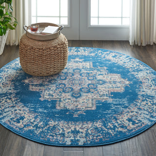 The Rug Corner Nourison Home Grafix GRF14 BLUE Area Rugs  