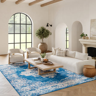 The Rug Corner Nourison Home Grafix GRF14 BLUE Area Rugs  