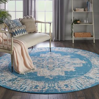 The Rug Corner Nourison Home Grafix GRF14 BLUE Area Rugs  