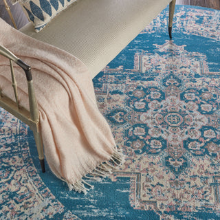 The Rug Corner Nourison Home Grafix GRF14 BLUE Area Rugs  
