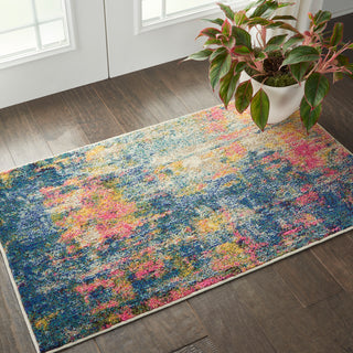 The Rug Corner Nourison Home Celestial CES09 BLYEL Area Rugs  