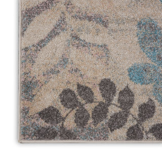 The Rug Corner Nourison Home Nourison Home - Tranquil Ivory/Light Blue Area Rug TRA01  