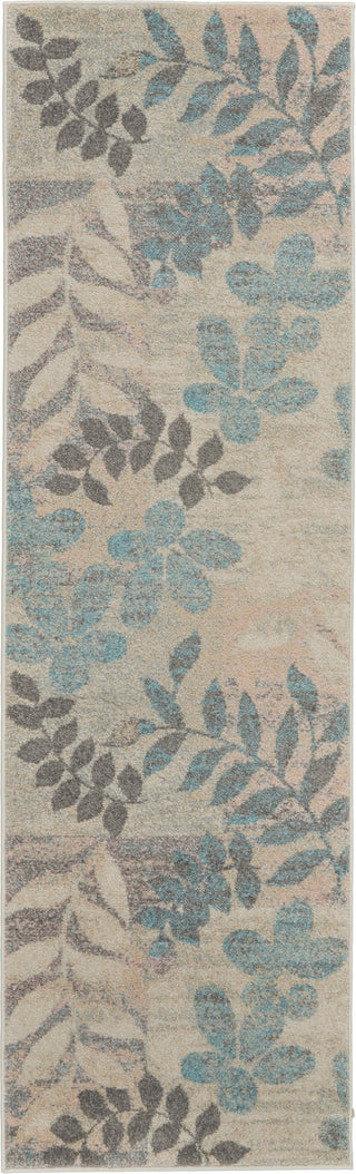 The Rug Corner Nourison Home Nourison Home - Tranquil Ivory/Light Blue Area Rug TRA01  