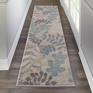The Rug Corner Nourison Home Nourison Home - Tranquil Ivory/Light Blue Area Rug TRA01  