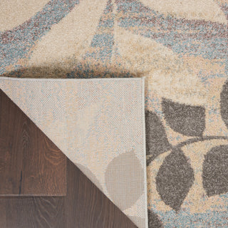 The Rug Corner Nourison Home Nourison Home - Tranquil Ivory/Light Blue Area Rug TRA01  