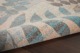 The Rug Corner Nourison Home Nourison Home - Tranquil Ivory/Light Blue Area Rug TRA01  