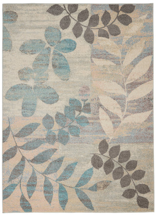 The Rug Corner Nourison Home Nourison Home - Tranquil Ivory/Light Blue Area Rug TRA01  