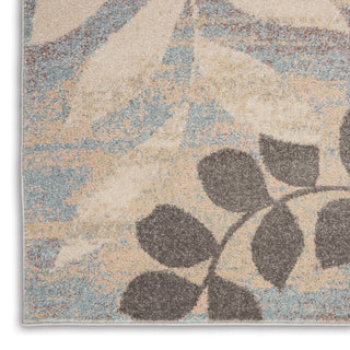 The Rug Corner Nourison Home Nourison Home - Tranquil Ivory/Light Blue Area Rug TRA01  