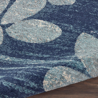 The Rug Corner Nourison Home Tranquil TRA01 NAVLB Area Rugs  