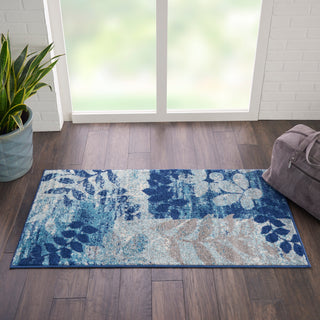 The Rug Corner Nourison Home Tranquil TRA01 NAVLB Area Rugs  