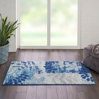 The Rug Corner Nourison Home Tranquil TRA01 NAVLB Area Rugs  