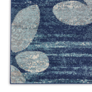 The Rug Corner Nourison Home Tranquil TRA01 NAVLB Area Rugs  