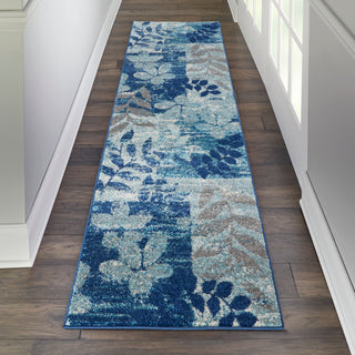 The Rug Corner Nourison Home Tranquil TRA01 NAVLB Area Rugs  