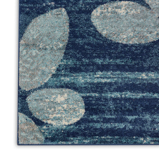 The Rug Corner Nourison Home Tranquil TRA01 NAVLB Area Rugs  
