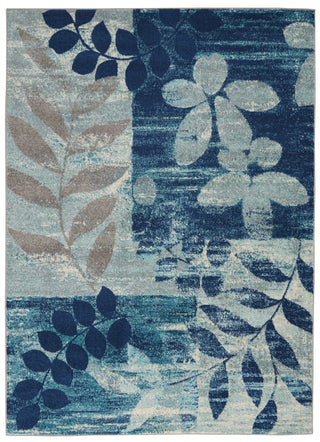 The Rug Corner Nourison Home Tranquil TRA01 NAVLB Area Rugs  
