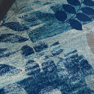The Rug Corner Nourison Home Tranquil TRA01 NAVLB Area Rugs  