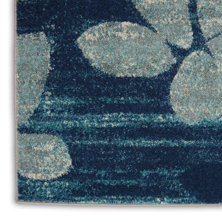 The Rug Corner Nourison Home Tranquil TRA01 NAVLB Area Rugs  