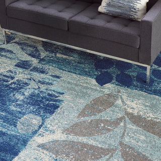 The Rug Corner Nourison Home Tranquil TRA01 NAVLB Area Rugs  