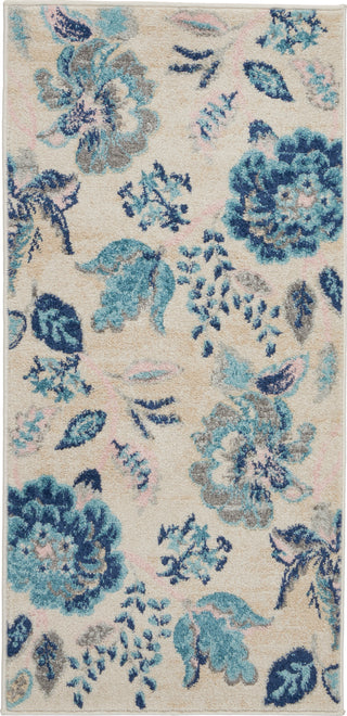 The Rug Corner Nourison Home Tranquil TRA02 IVLTB Area Rugs  