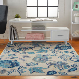 The Rug Corner Nourison Home Tranquil TRA02 IVLTB Area Rugs  