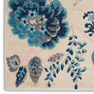 The Rug Corner Nourison Home Tranquil TRA02 IVLTB Area Rugs  