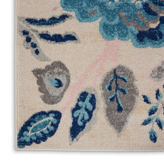 The Rug Corner Nourison Home Tranquil TRA02 IVLTB Area Rugs  