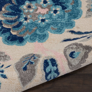The Rug Corner Nourison Home Tranquil TRA02 IVLTB Area Rugs  