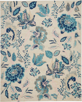 The Rug Corner Nourison Home Tranquil TRA02 IVLTB Area Rugs  