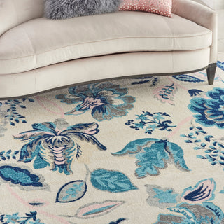 The Rug Corner Nourison Home Tranquil TRA02 IVLTB Area Rugs  