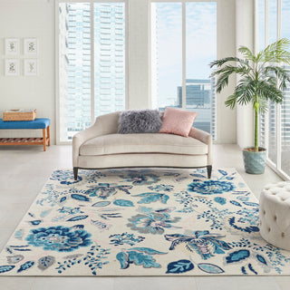 The Rug Corner Nourison Home Tranquil TRA02 IVLTB Area Rugs  
