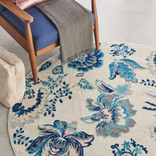 The Rug Corner Nourison Home Tranquil TRA02 IVLTB Area Rugs  