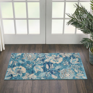 Nourison Home - Tranquil Turquoise Area Rug TRA02