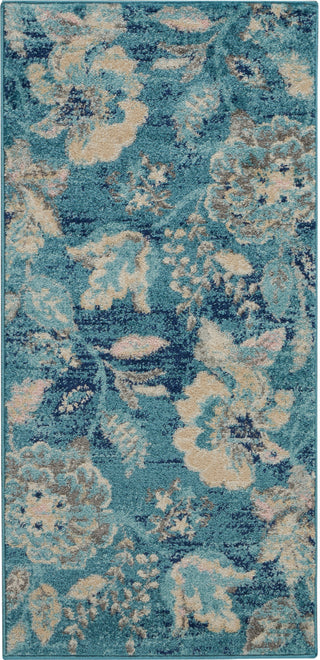 Nourison Home - Tranquil Turquoise Area Rug TRA02