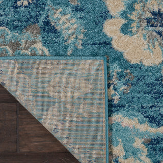 Nourison Home - Tranquil Turquoise Area Rug TRA02