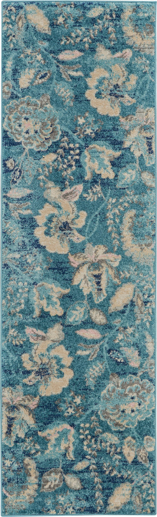 Nourison Home - Tranquil Turquoise Area Rug TRA02