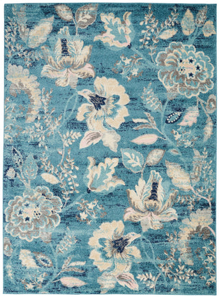 Nourison Home - Tranquil Turquoise Area Rug TRA02