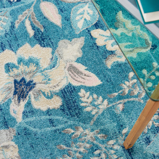Nourison Home - Tranquil Turquoise Area Rug TRA02