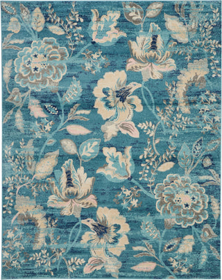 Nourison Home - Tranquil Turquoise Area Rug TRA02