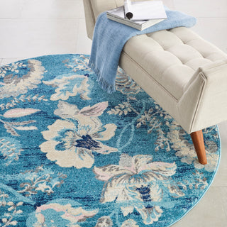 Nourison Home - Tranquil Turquoise Area Rug TRA02