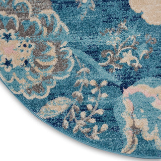 Nourison Home - Tranquil Turquoise Area Rug TRA02