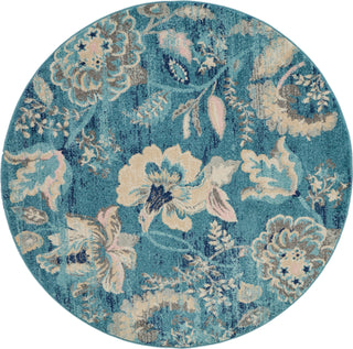 Nourison Home - Tranquil Turquoise Area Rug TRA02