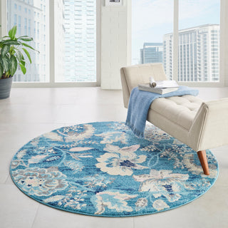 Nourison Home - Tranquil Turquoise Area Rug TRA02