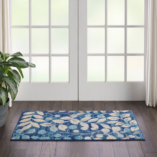 The Rug Corner Nourison Home Tranquil TRA03 NAVY Area Rugs  