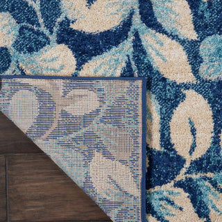 The Rug Corner Nourison Home Tranquil TRA03 NAVY Area Rugs  