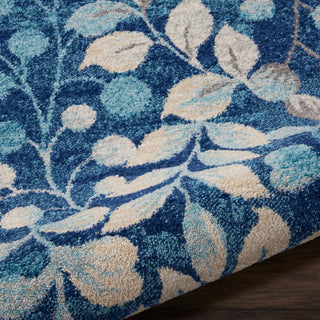 The Rug Corner Nourison Home Tranquil TRA03 NAVY Area Rugs  