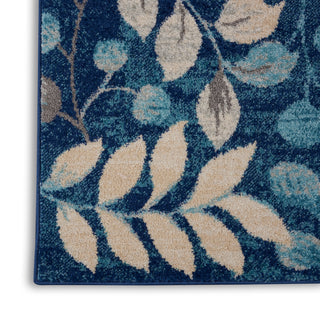 The Rug Corner Nourison Home Tranquil TRA03 NAVY Area Rugs  