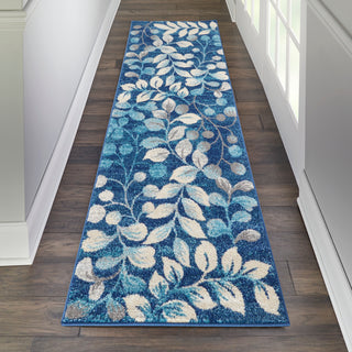 The Rug Corner Nourison Home Tranquil TRA03 NAVY Area Rugs  