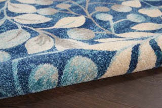The Rug Corner Nourison Home Tranquil TRA03 NAVY Area Rugs  