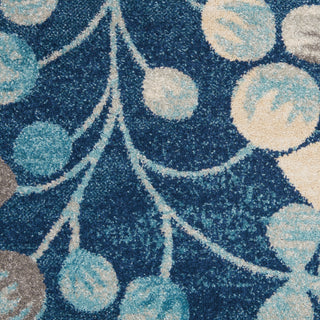 The Rug Corner Nourison Home Tranquil TRA03 NAVY Area Rugs  