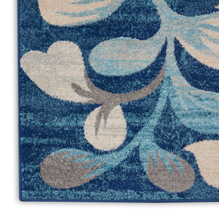The Rug Corner Nourison Home Tranquil TRA03 NAVY Area Rugs  